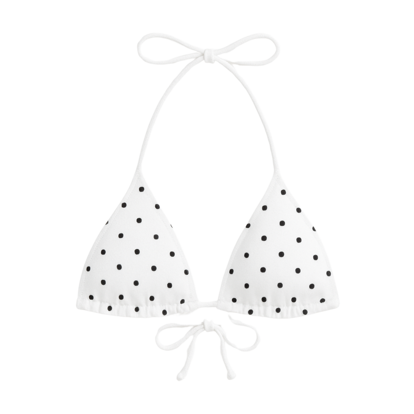 White Polka Dot Top
