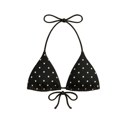 Black Polka Dot Top