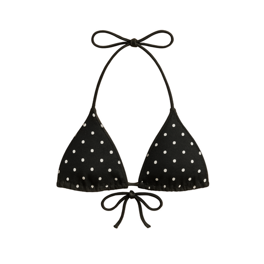 Black Polka Dot Top