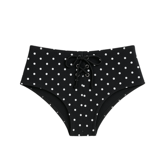 Black Shorty Polka Dot